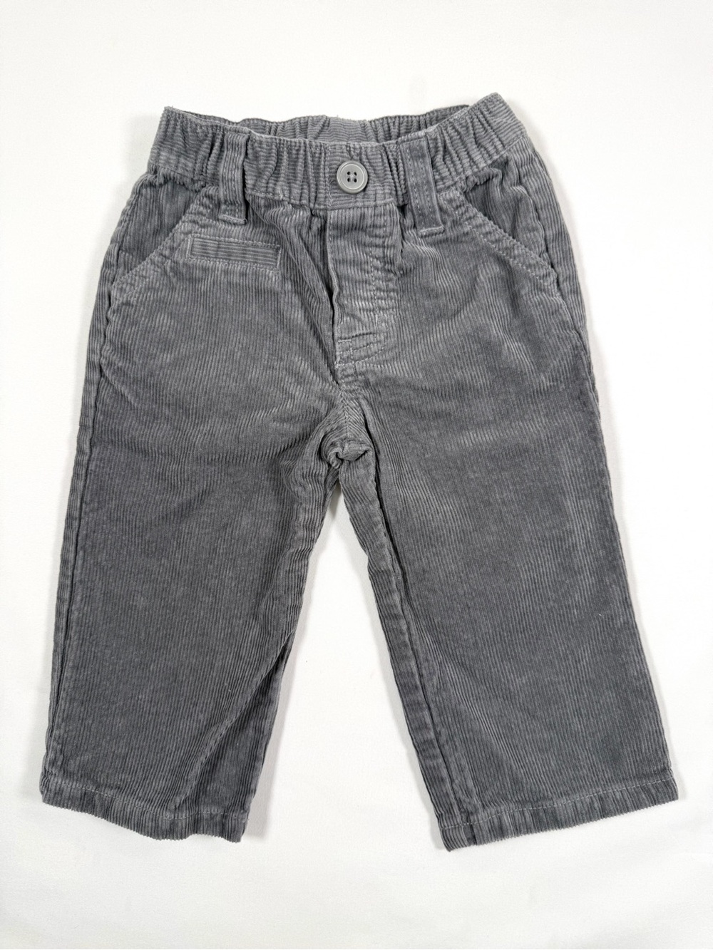 GYMBOREE‎ Vintage Baby Boy Grey Corduroy Jeans Holiday Line Casual Cotton 12-18M